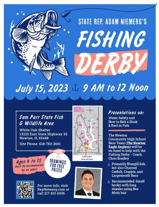 Niemerg Fishing Derby for Kids July 15th at Sam Parr Lake - Adam